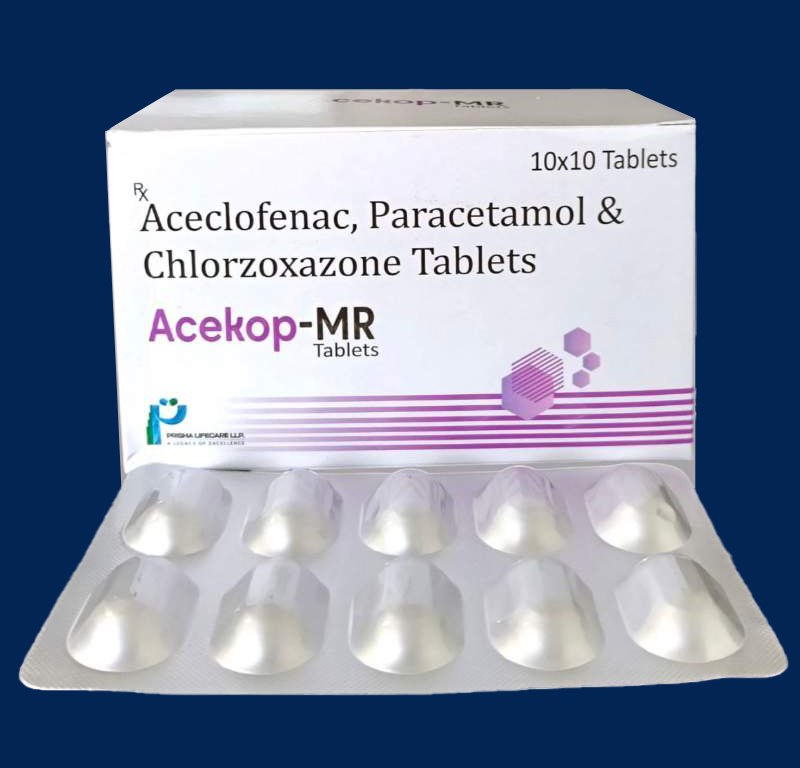 Aceclofenac Paracetamol Chlorzoxazone Tablet